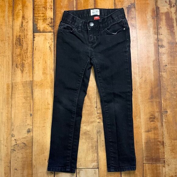 Place size 5 skinny jeans black jeans Cotton Spring Stretch - Picture 1 of 5